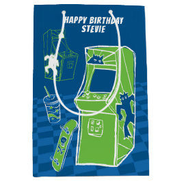 Free Time Arcade Medium Gift Bag Cadeauzakje