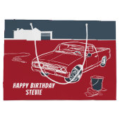 Free TIme Car Large Cft Bag Groot Cadeauzakje (Achterkant)