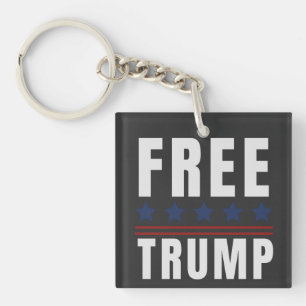 Free Trump, Free Donald Trump 2024 Sleutelhanger
