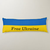 Free Ukraine Body Pillow Lichaamskussen (Achterkant)