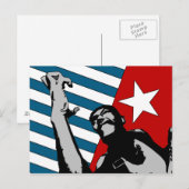 Free West Papua Art Briefkaart (Voorkant / Achterkant)