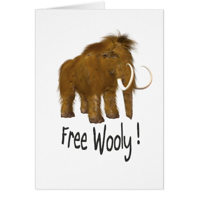 "Free Wooly" Wooly Mammoth (Voorkant)