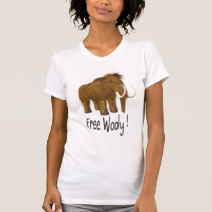 "Free Wooly" Wooly Mammoth T-shirt