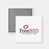 FreeBSD Foundation-Logo Magneet (Voorkant / Achterkant)
