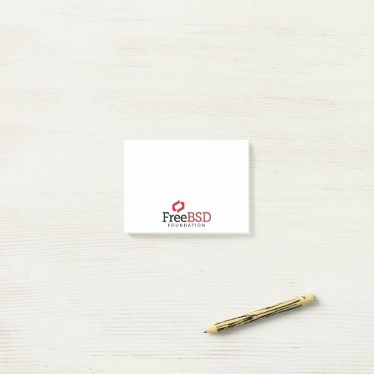 FreeBSD Foundation-Logo Post-it® Notes (Op bureau)