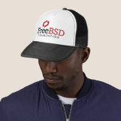 FreeBSD Foundation-Logo Trucker Pet (In situ)