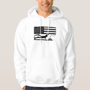 Freediving American Flag Diving Freediver Apnoe Hoodie