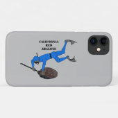 Freediving California Trophy Abalone Diver URM Case-Mate iPhone Case (Achterkant (horizontaal))