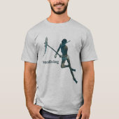 Freediving Spearfish Underwater Diver T-shirt (Voorkant)