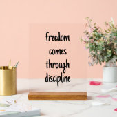 Freedom Acrylic Sign Acryl Bord (Huwelijk)