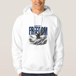 FREEDOM Adelaar    Patriotisch Amerikaans Grafisch Hoodie