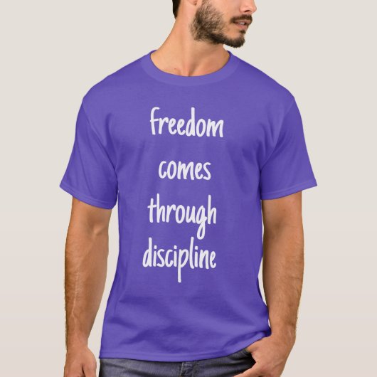 Freedom Basic Dark T-Shirt (Voorkant)