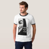 Freedom Begins With a Spark T-shirt (Voorkant volledig)