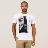 Freedom Begins With a Spark T-shirt (Voorkant volledig)