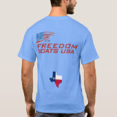Freedom Boats T-shirt (Achterkant)
