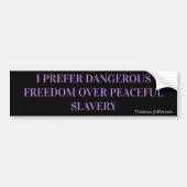 Freedom Bumpersticker (Voorkant)