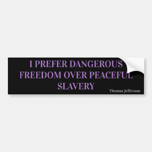Freedom Bumpersticker