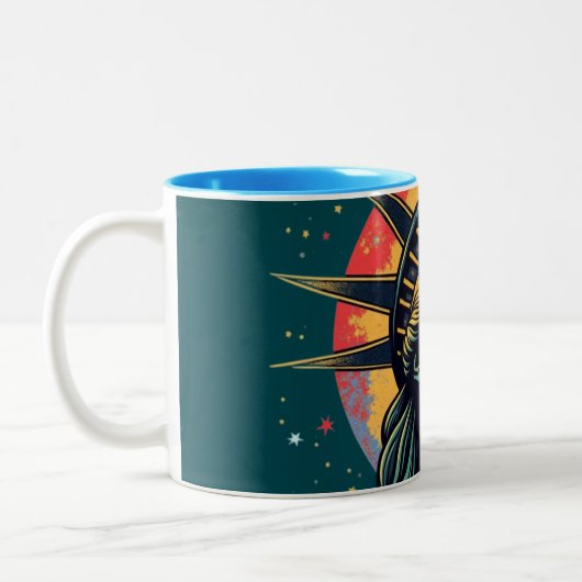 Freedom Call Sonne Mug À Deux Tons (Gauche)