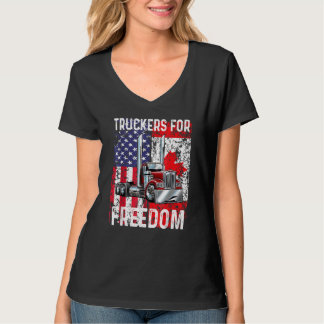 Freedom Convoy 2022 for Canadian Truckers 3 T-shirt