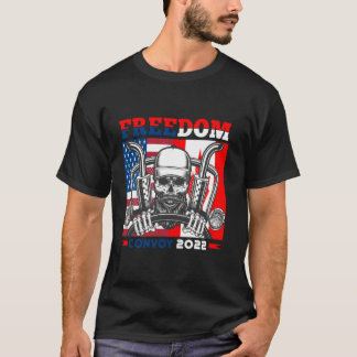 Freedom Convoy USA en Canada steunen onze trucker T-shirt