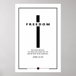Freedom Cross Poster