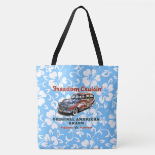 Freedom Crusin' Hawaiian Woody Hibiscus Beach Sac