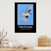 FREEDOM Demotivationeel poster (Keuken)