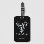 Freedom Eagle-aangepaste naam Bagagelabel (Voorkant (verticaal))