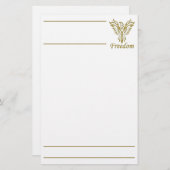 Freedom Eagle briefpapier (Voorkant / Achterkant)