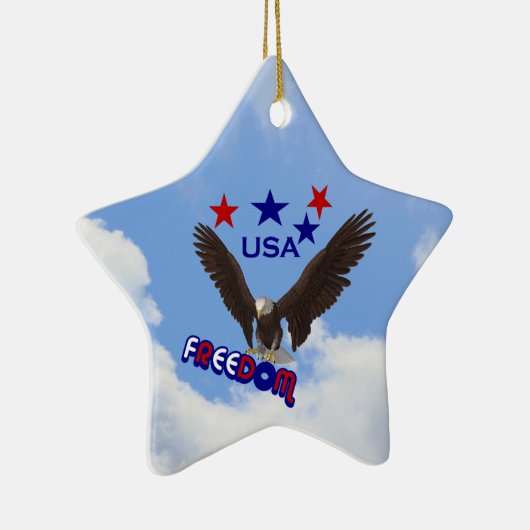 Freedom Eagle Patriottisch Ornament (Rechts)