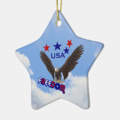 Freedom Eagle Patriottisch Ornament (Links)