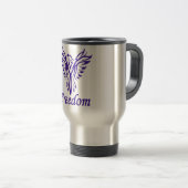 Freedom Eagle tasse - choisir style & couleur (Devant droit)