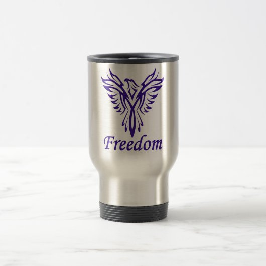 Freedom Eagle tasse - choisir style & couleur (Centre)