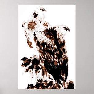 Freedom Eagles afdrukken Poster