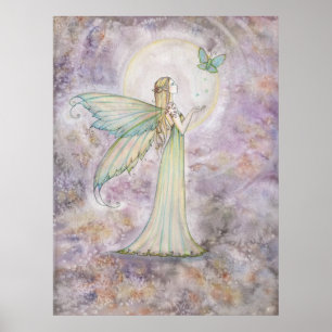 Freedom Fairy en vlinder posterprint Poster