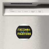 Freedom Fighters Nieuwe logo Magneet (Insitu (Vaatwasser))
