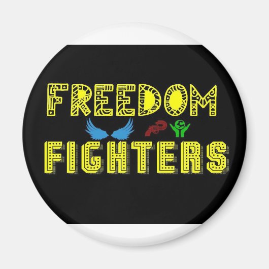 Freedom Fighters Nieuwe logo Magneet (Voorkant)
