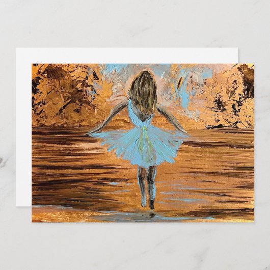 Freedom Flat Carte pour notes (Devant / Derrière)