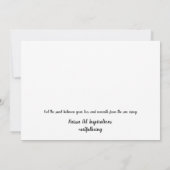 Freedom Flat Notecard Bedankkaart (Achterkant)