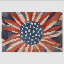 Freedom Flower Coir Doormat - Bienvenue avec un Ba