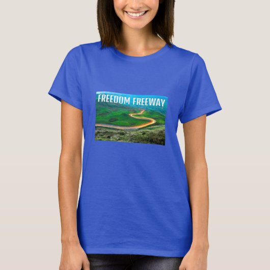 Freedom Freeway (donker) T-shirt (Voorkant)