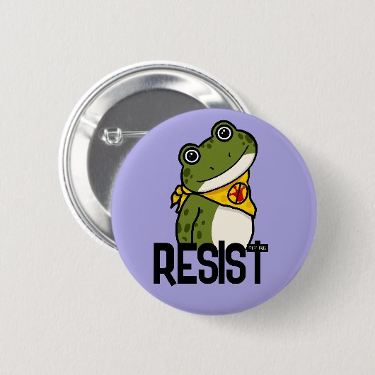 Freedom Frog Button (Voorkant /achterkant)