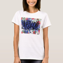 Freedom Graffiti - Vrouwen in de Verenigde Staten T-shirt