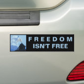 FREEDOM is niet vrij Bumpersticker (Op auto)