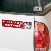 FREEDOM is niet vrij Bumpersticker (Op Truck)