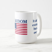 Freedom Koffiemok (Voorkant rechts)