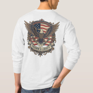 Freedom & Liberty Classic Eagle T-shirt met lange