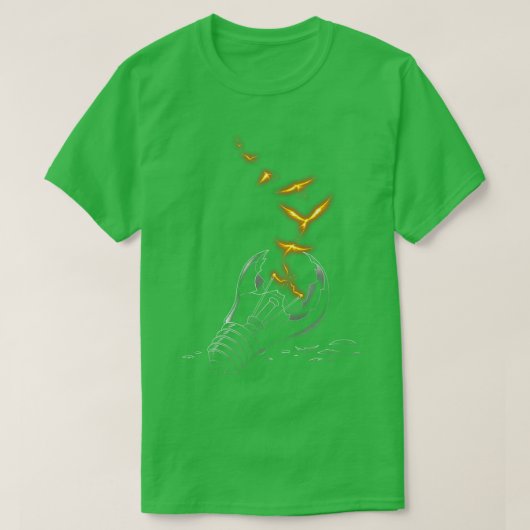 Freedom Light Bird T-shirt (Design voorkant)