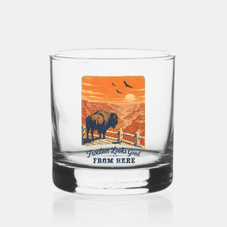 Freedom Looks Good Canyon Whiskyglas Whisky Glas