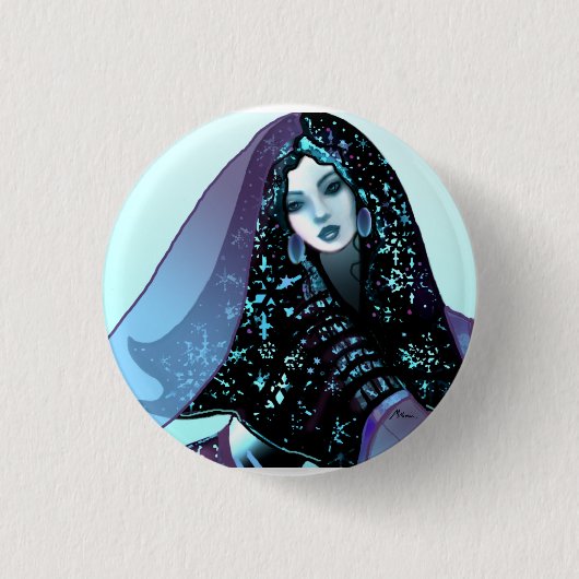 Freedom Mermaid Button (Voorkant)